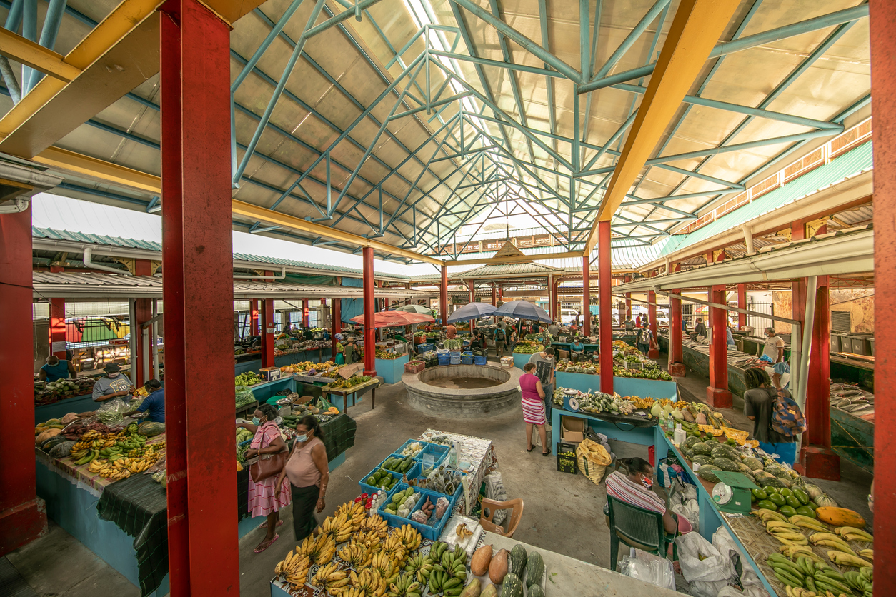 Mahé — Creole market and viewpoint mornings after SEZ