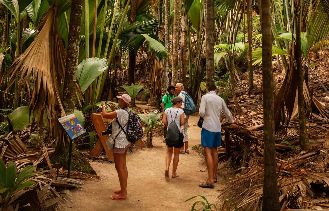 Seychelles granite and turquoise water — inner-island incentive day