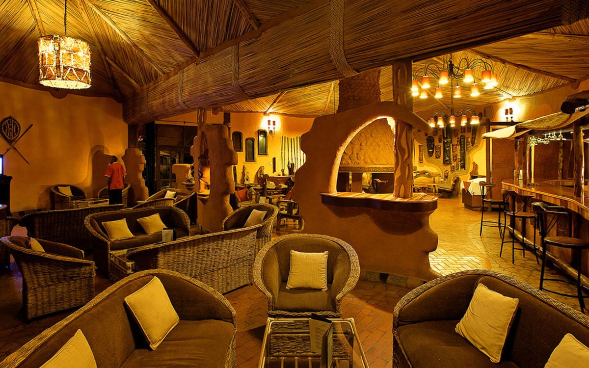 Amboseli Sopa Lodge, 200 acres of private Maasai land, foothills of Kilimanjaro — about 20 minutes from Amboseli National Park