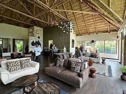 Main area — Amakoro Songa Lodge