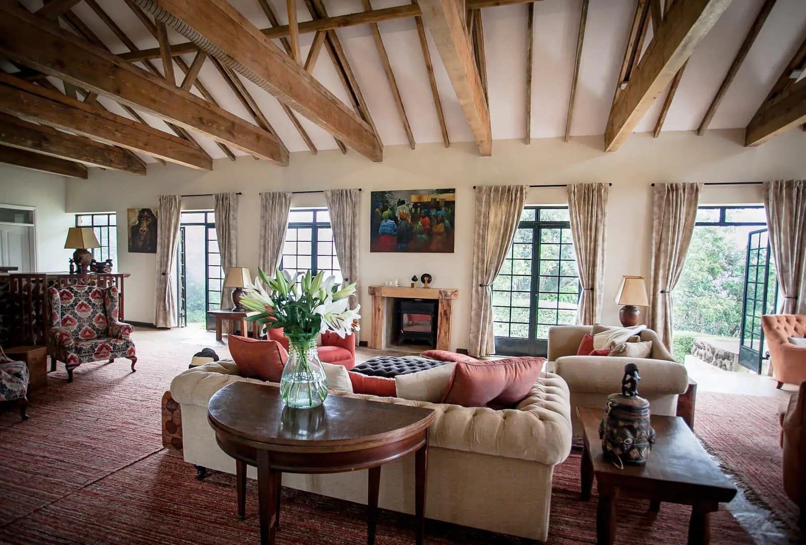 Main area — Clouds Mountain Gorilla Lodge