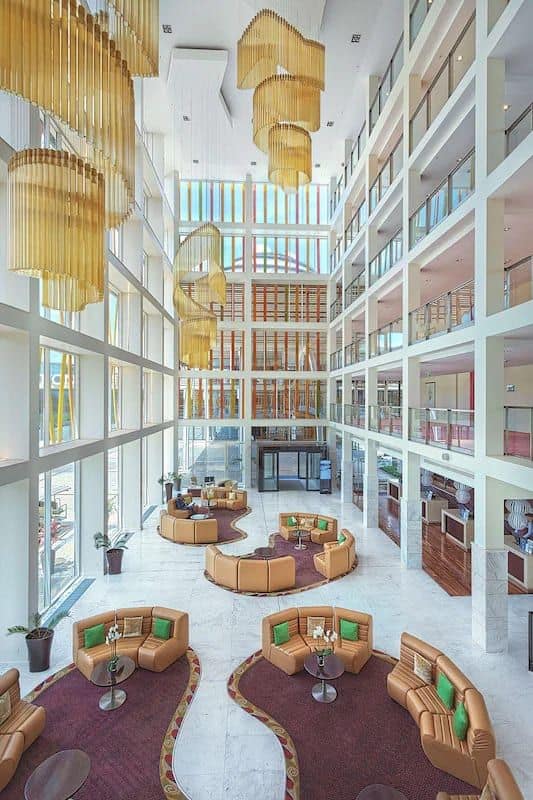 Main area — Radisson Blu Hotel & Convention Centre Kigali