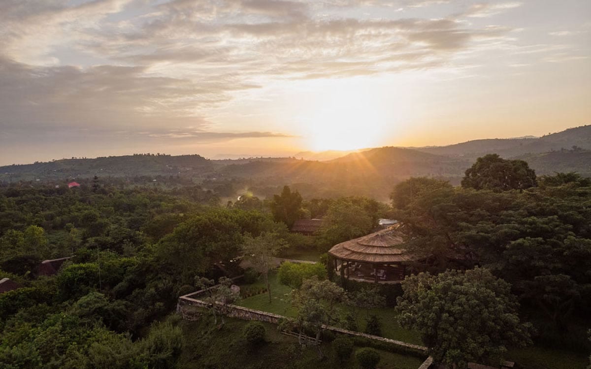 Kyambura Gorge Lodge, Queen Elizabeth — savanna after Kibale chimpanzees